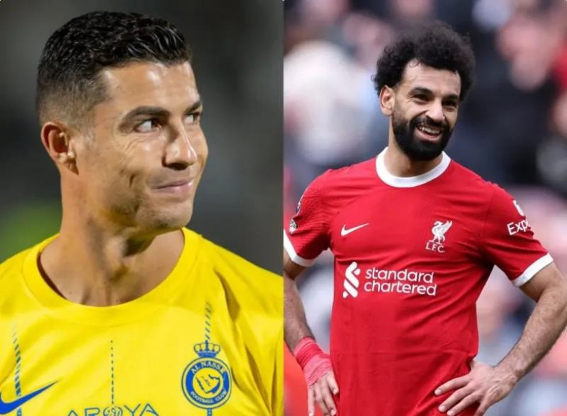 رونالدو يطالب النصر بضم محمد صلاح